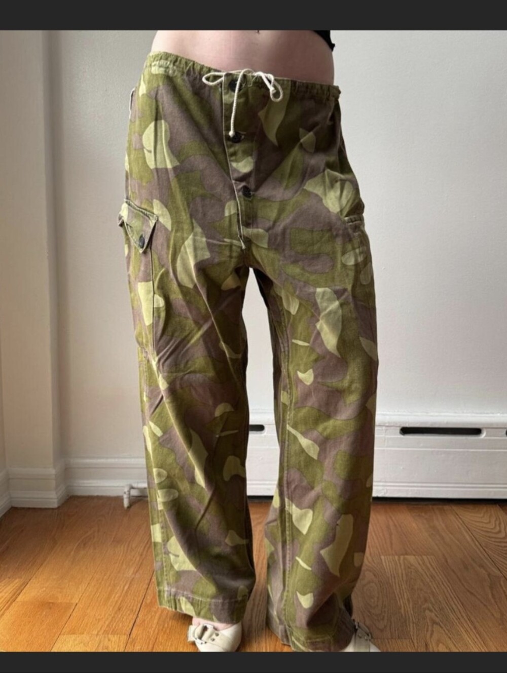 Vintage Finnish M62 Army Reversible Camo Pants Size M - Picture 6 of 8